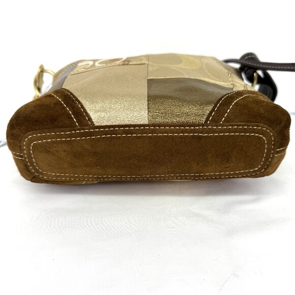 Coach Patchwork Hobo Brown - Picture 7 of 12